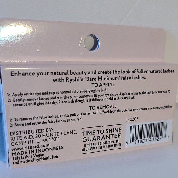 RYSHI NATURAL & WISPIES FALSE LASHES - BUNDLE OF 2 - LIGHTWEIGHT & ELEGANT - Picture 6 of 6